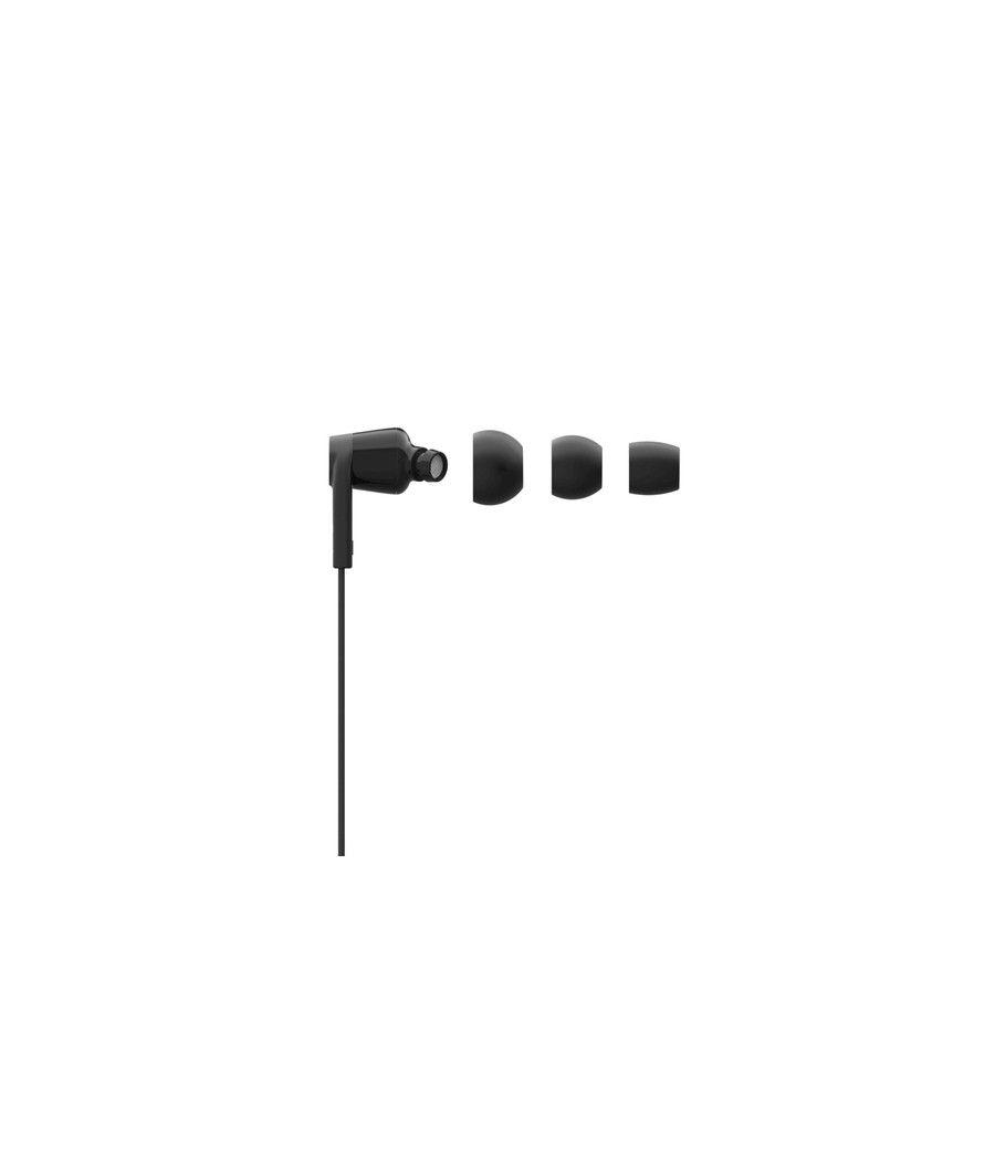 Belkin ROCKSTAR Auriculares Alámbrico Dentro de oído Calls/Music USB Tipo C Negro - Imagen 3