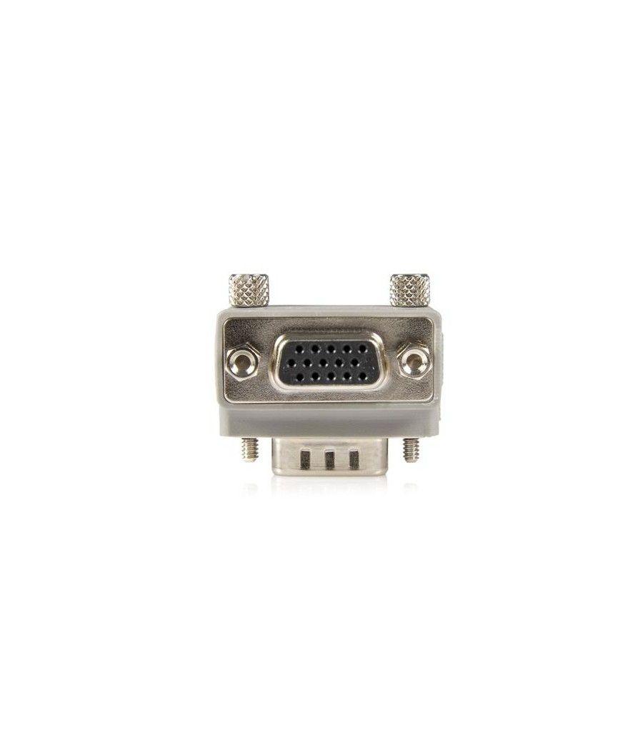 StarTech.com Right Angle VGA / VGA Cable Adapter Type 1 - M/F DB15 Gris - Imagen 3