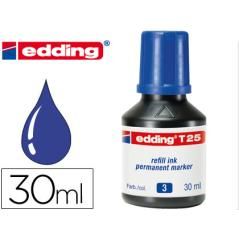 Tinta rotulador edding t-25 azul frasco de 30 ml - Imagen 1