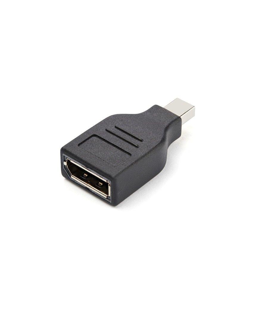 StarTech.com Adaptador Compacto Mini DisplayPort a DisplayPort - de Vídeo 4K x 2K - Conversor Mini DP a DP UHD - Convertidor mDP