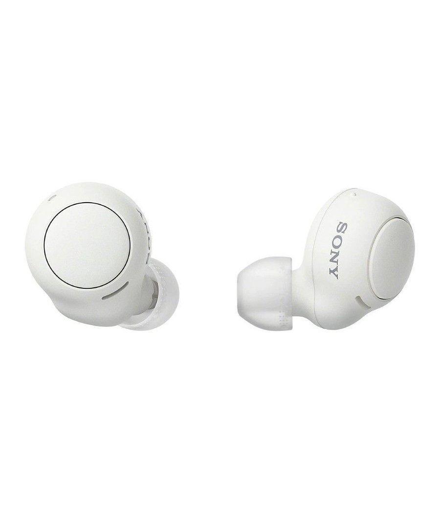 Auriculares bluetooth sony wf-c500 con estuche de carga/ autonomía 5h/ blancos - Imagen 1