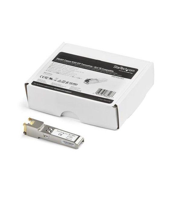 StarTech.com Módulo Transceptor SFP Compatible con Cisco GLC-TE - 1000BASE-T - con Temperatura Extendida - Imagen 5