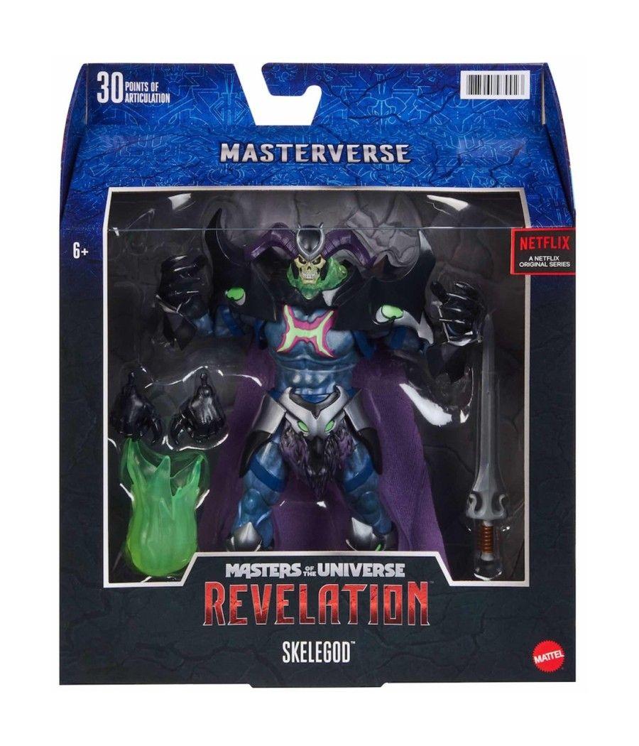 Figura mattel masters of the universe revelation animated serie skelegod oversize 23 cm - Imagen 4