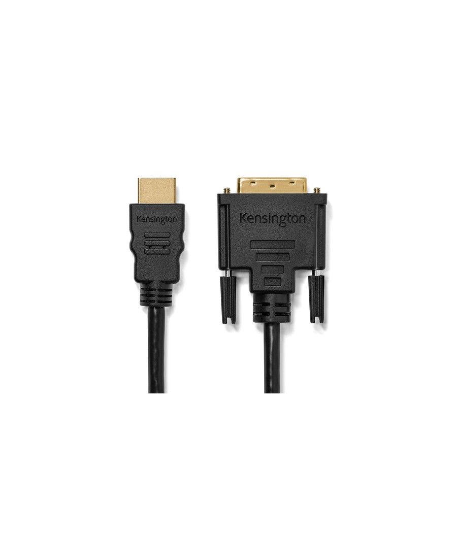 Kensington Cable pasivo bidireccional HDMI (M) a DVI-D (M), 1,8 m - Imagen 3