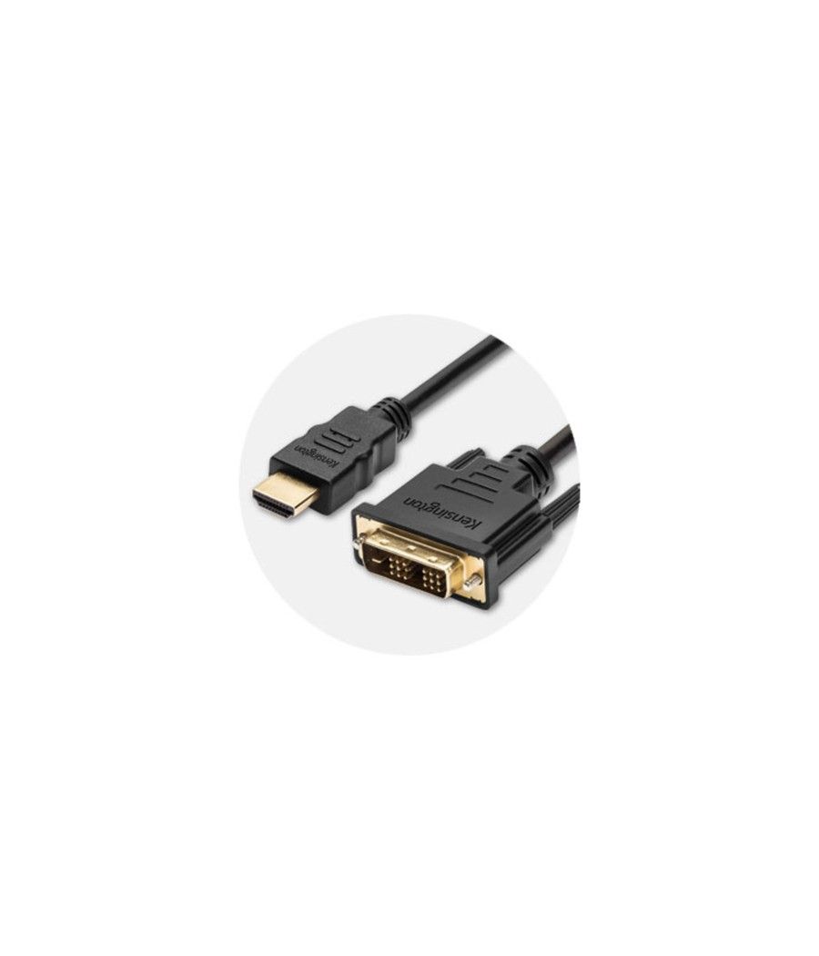 Kensington Cable pasivo bidireccional HDMI (M) a DVI-D (M), 1,8 m - Imagen 8