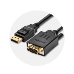 Kensington Cable unidireccional pasivo DisplayPort 1.2 (M) a VGA (M), 1,8 m - Imagen 10