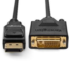 Kensington Cable unidireccional pasivo DisplayPort 1.1 (M) a DVI-D (M), 1,8 m - Imagen 2