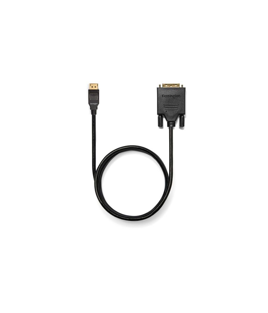 Kensington Cable unidireccional pasivo DisplayPort 1.1 (M) a DVI-D (M), 1,8 m - Imagen 4