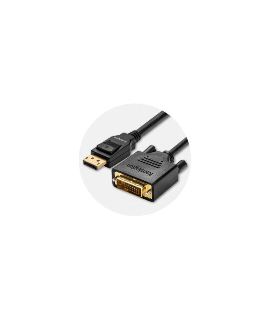 Kensington Cable unidireccional pasivo DisplayPort 1.1 (M) a DVI-D (M), 1,8 m - Imagen 10