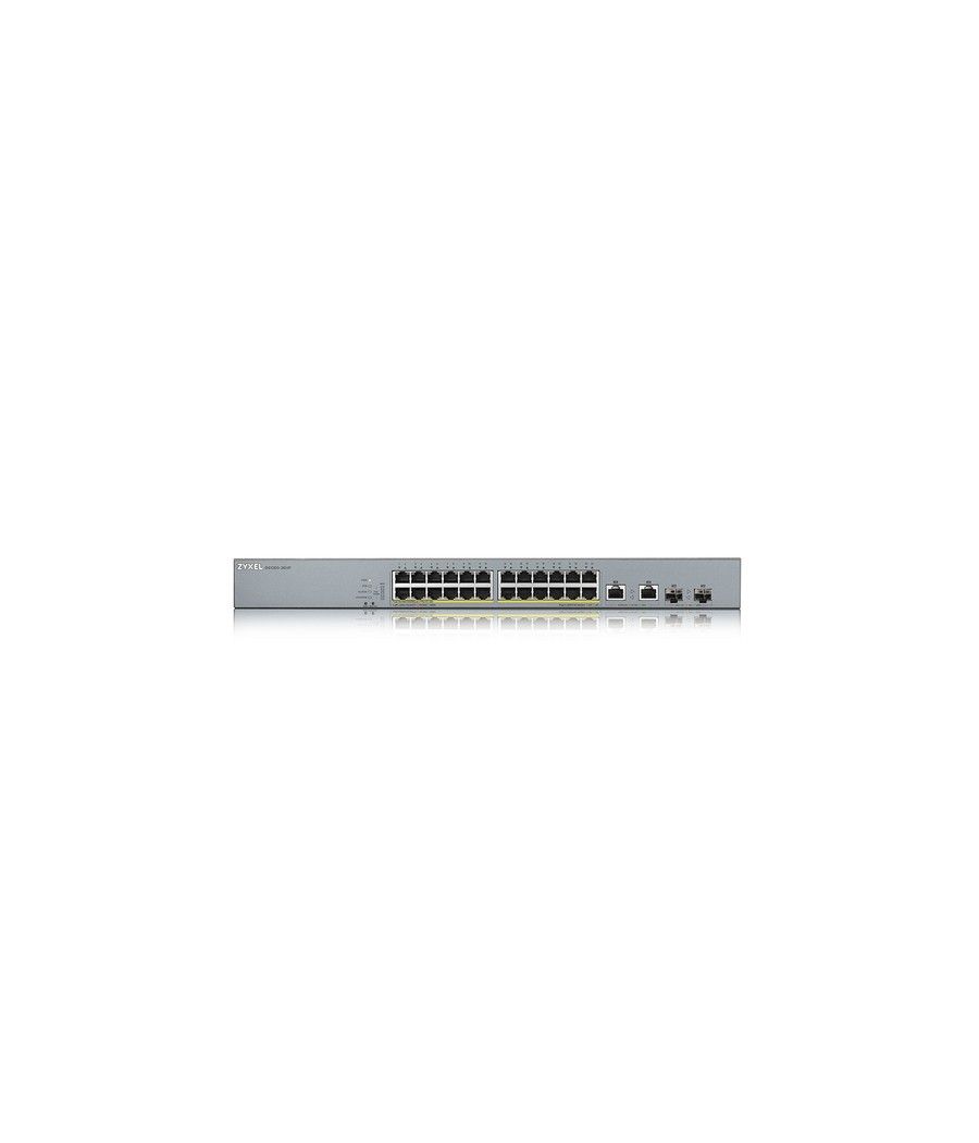 Zyxel GS1350-26HP-EU0101F switch Gestionado L2 Gigabit Ethernet (10/100/1000) Energía sobre Ethernet (PoE) Gris - Imagen 4