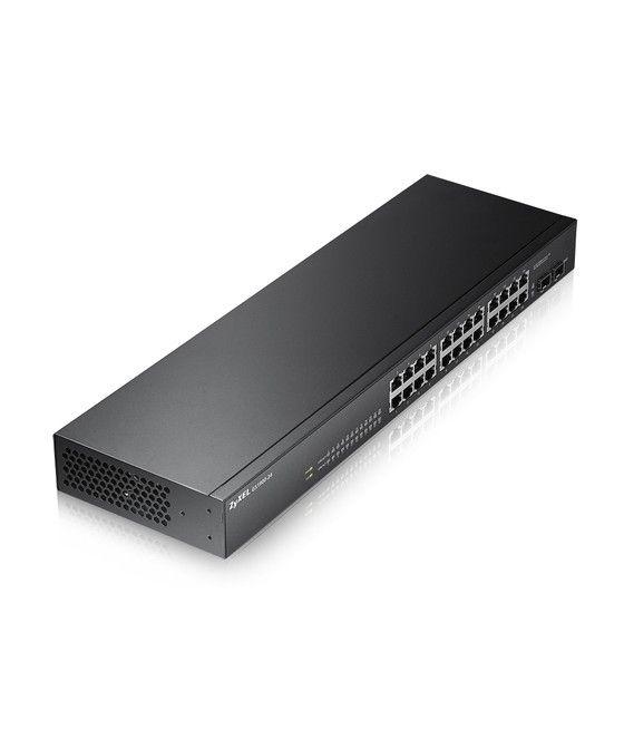 Zyxel GS1900-24 Gestionado L2 Gigabit Ethernet (10/100/1000) Negro - Imagen 2