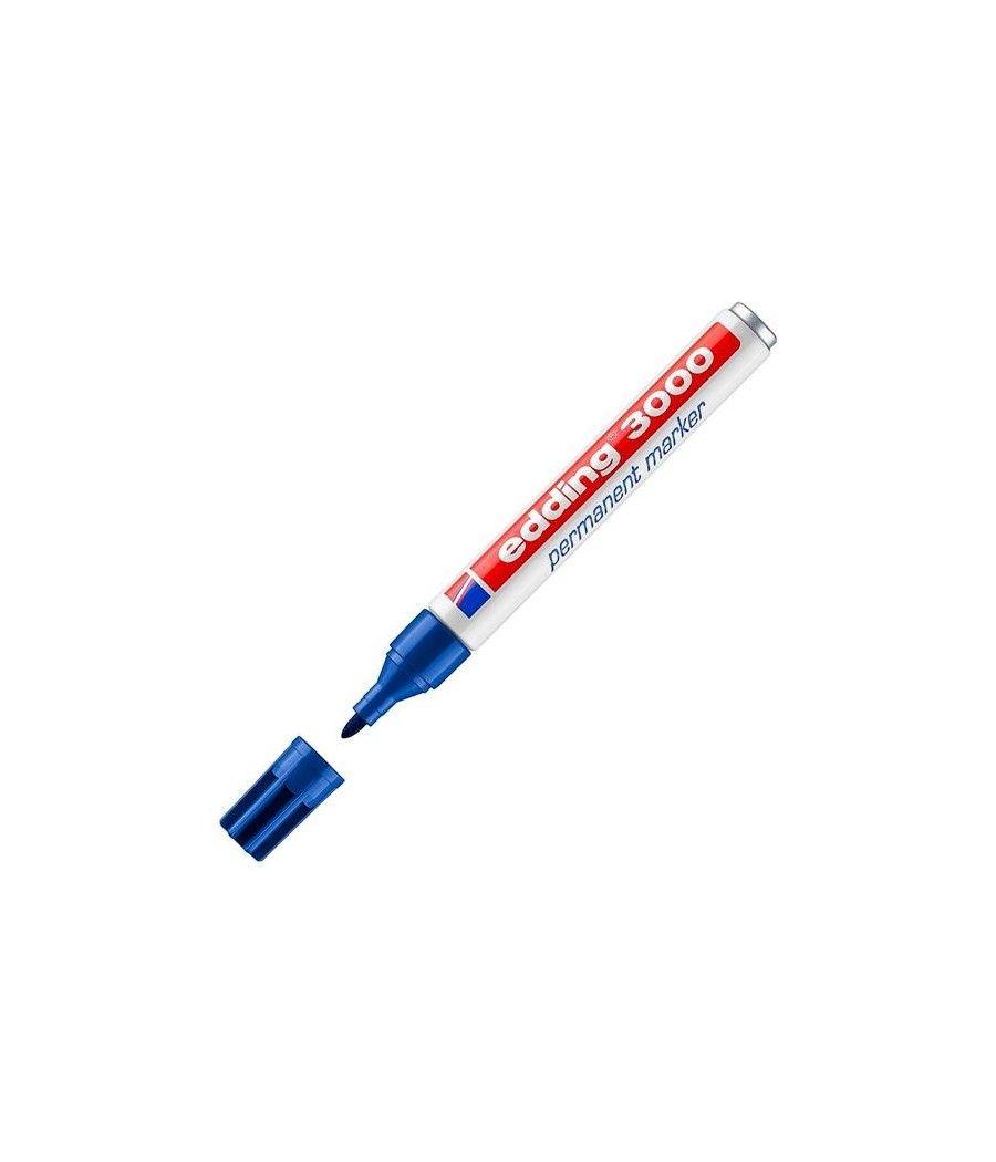 Edding marcador permanente 3000 azul - Imagen 1