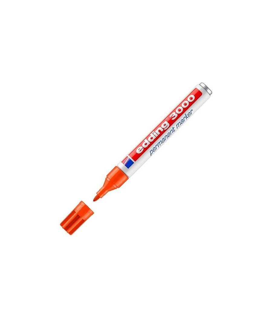 Edding marcador permanente 3000 naranja -10u- - Imagen 1