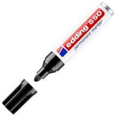 Edding marcador permanente 550 negro -10u- - Imagen 1