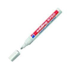 Edding marcador permanente de tinta opaca industrial 8750 blanco -10ud- - Imagen 1