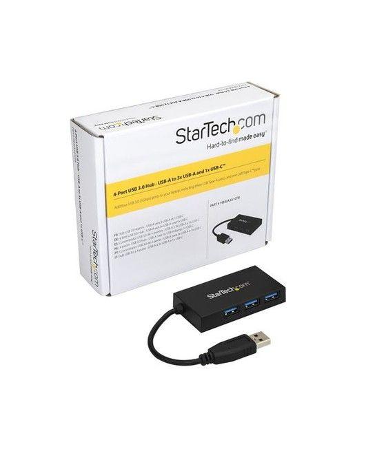 StarTech.com Ladrón Hub USB 3.0 de 4 Puertos - Concentrador de 3 Puertos USB-A y 1 Puerto USB-C - Imagen 3