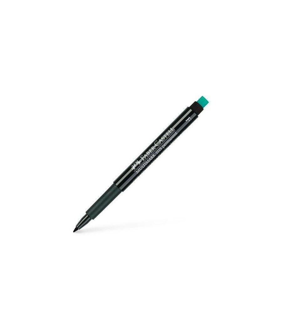 Faber - castell rotulador permanente multimark 1513 f negro -10u- - Imagen 1