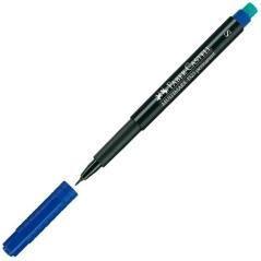 Faber - castell rotulador permanente multimark 1523 s azul -10u- - Imagen 1