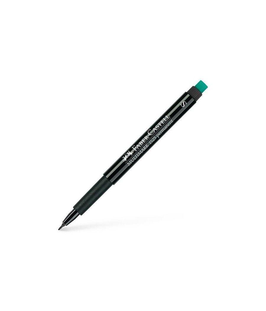 Faber - castell rotulador permanente multimark 1523 s negro -10u- - Imagen 1