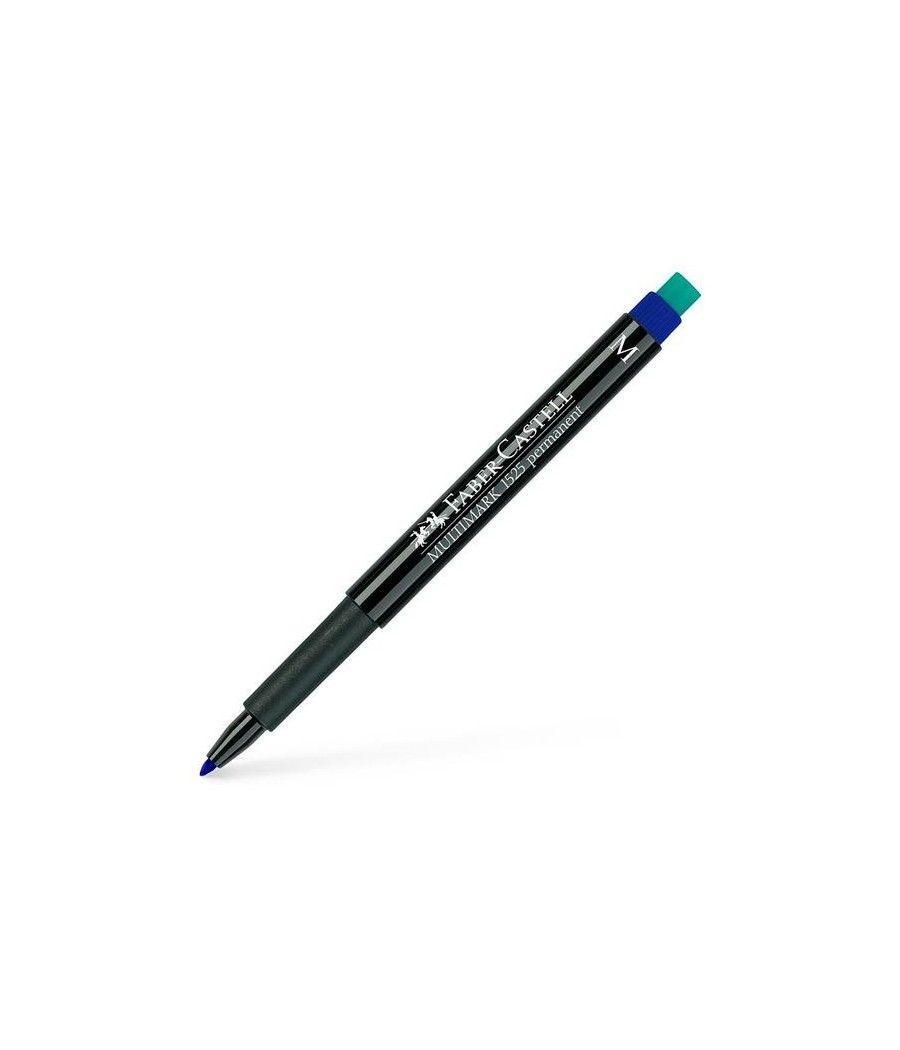 Faber - castell rotulador permanente multimark 1525 m azul -10 unidades- - Imagen 1