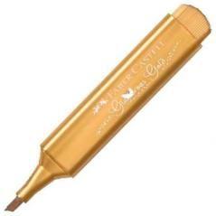 Faber castell marcador textliner 46 metálico oro