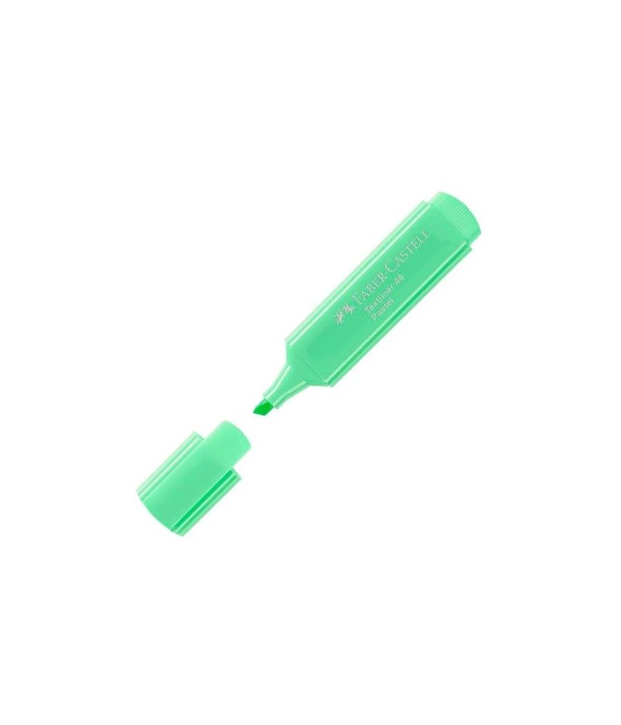 Faber - castell marcador textliner 1546 pastel verde claro -10u- - Imagen 1
