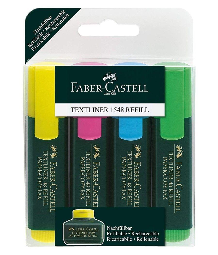 Faber castell estuche 4 marcadores fluorescentes textliner 48 c/surtidos - Imagen 1