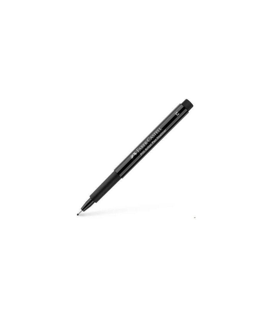 Faber castell rotulador pitt artist pen m permanente negro -10u- - Imagen 1