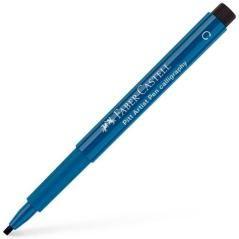 Faber castell rotulador permanente pitt artist pen calligraphy 2.5mm azul de idantreno