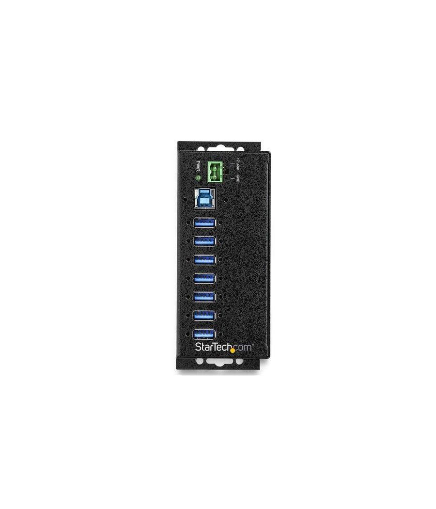 StarTech.com Hub Concentrador Ladrón USB 3.0 de 7 Puertos con Adaptador de Alimentación Externo - con Protección ESD de 350W - I