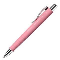 Faber castell bolÍgrafo poly ball xb rosa -5u- - Imagen 1