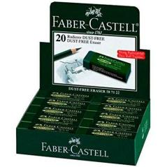 Faber castell goma de borrar dust-free art eraser verde -caja expositor 20u- - Imagen 1