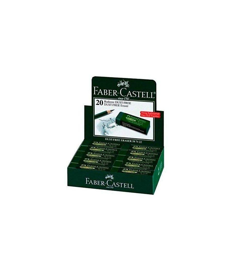 Faber castell goma de borrar dust-free art eraser verde -caja expositor 20u- - Imagen 1