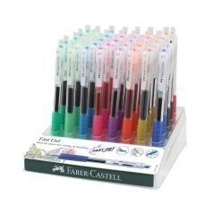 Faber castell bolÍgrafo roller fast gel grip surtido -expositor 40u- - Imagen 1