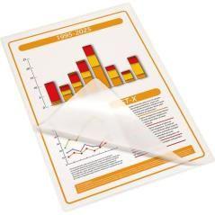 Fixo fundas de plastificar 125 micras 62x91 brillo caja de 100 - Imagen 1