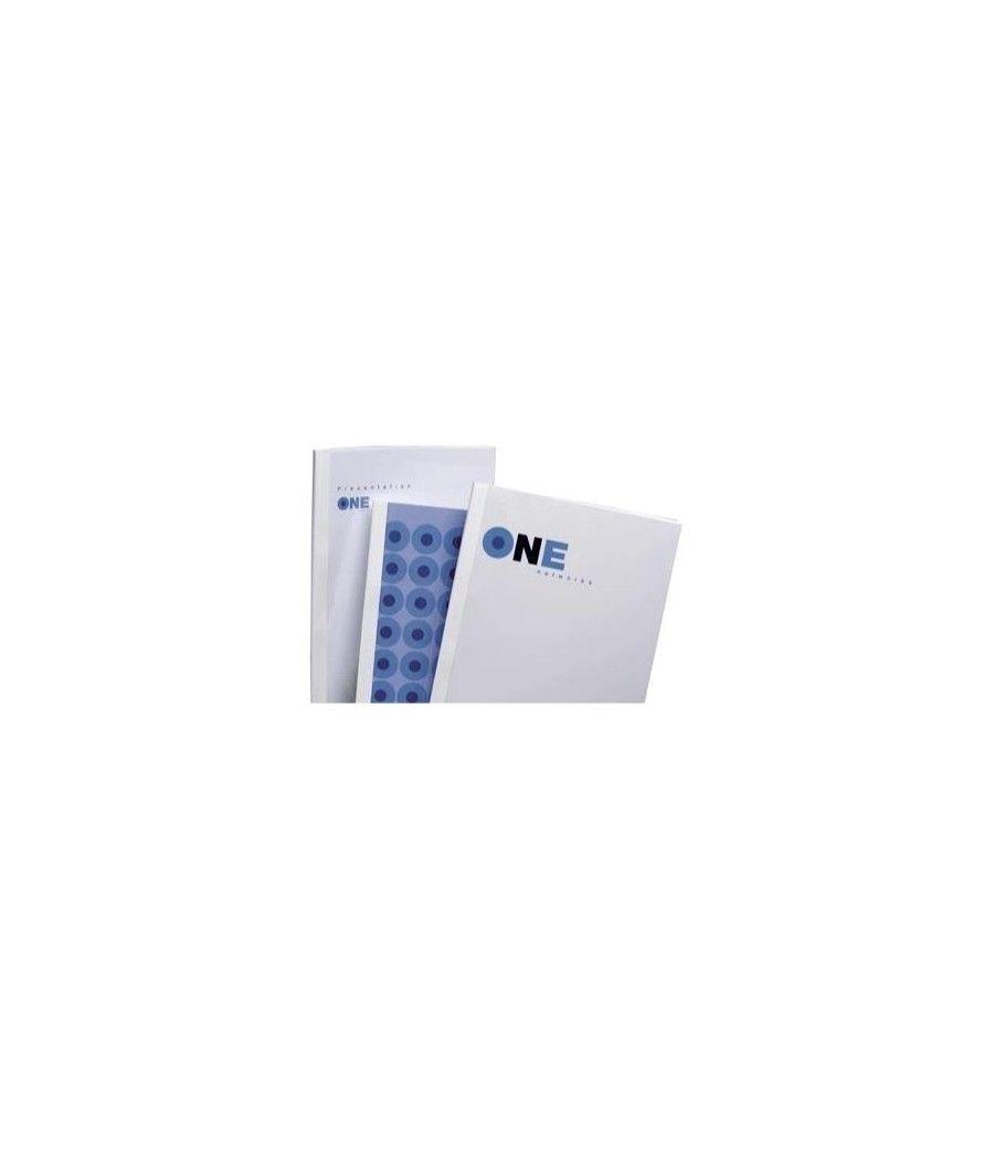 Gbc carpeta tÉrmica standard encuadernaciÓn a4 lomo 10mm blanco/transparente -paquete de 100- - Imagen 1