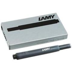 Lamy cartucho t10 recambio 825 para pluma tinta negra caja 5u - Imagen 1