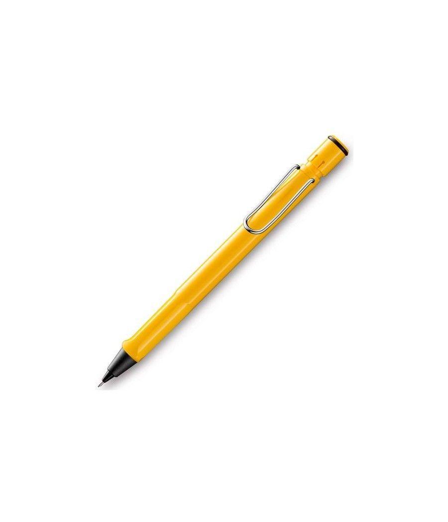 Lamy portaminas safari 0,5mm con clip metÁlico y goma de borrar amarillo - Imagen 1