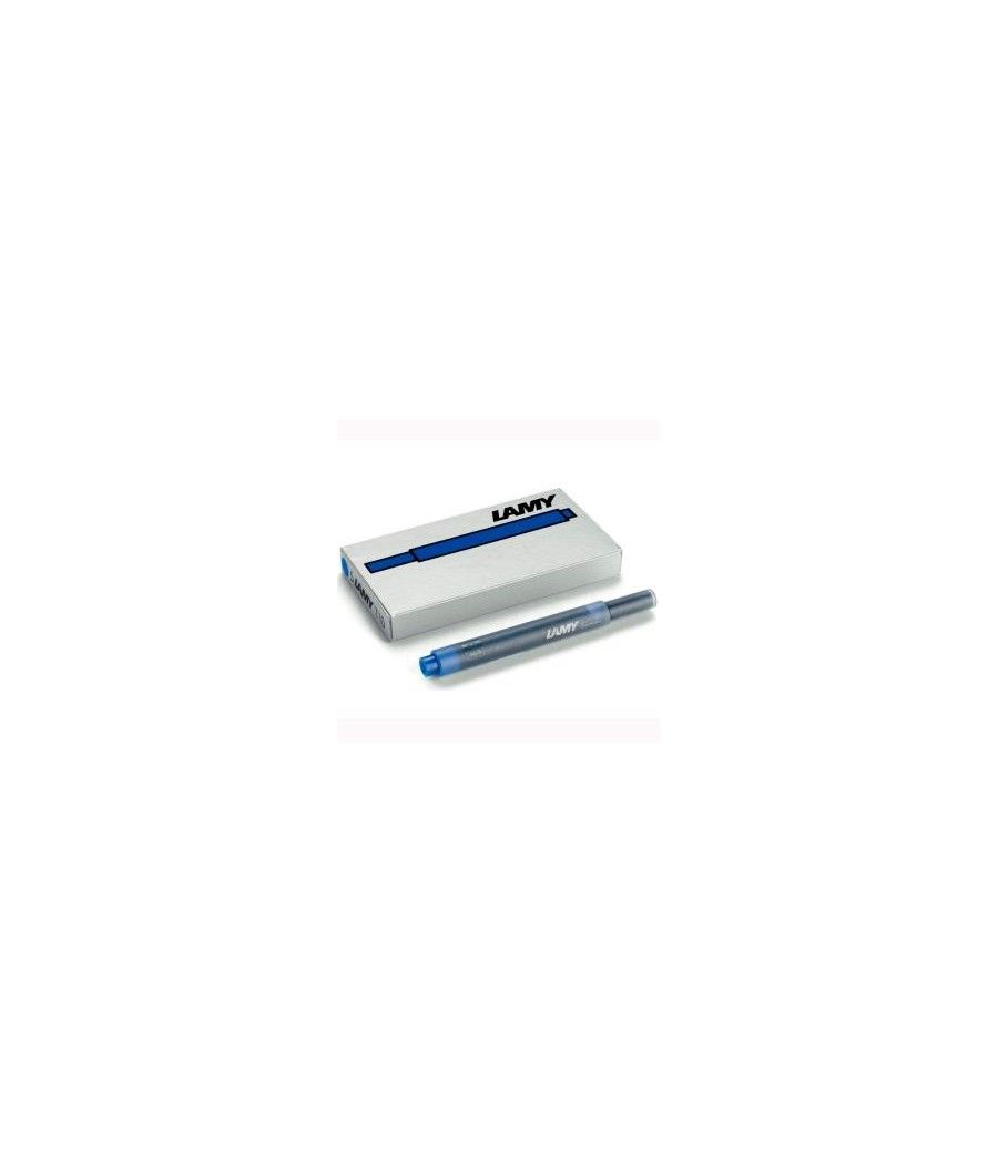 Lamy cartucho t10 recambio para pluma tinta azul/negro caja 5u - Imagen 1