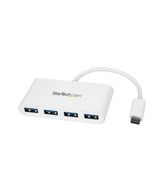 StarTech.com Hub Ladrón USB C con 4 Puertos USB-A (USB 3.0 SuperSpeed de 5Gbps) - Alimentado por el Bus USB - Concentrador Adapt