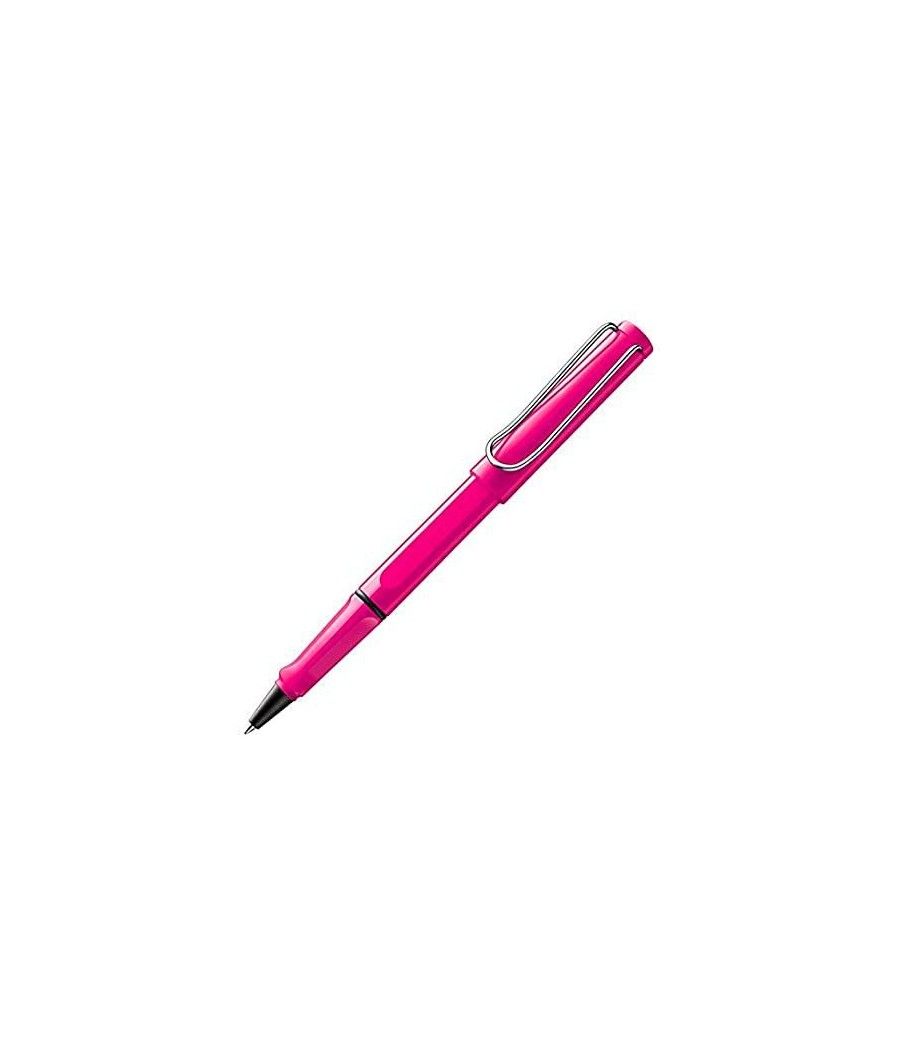 Lamy bolÍgrafo roller ball safari pink 313m punta media tinta azul color rosa en estuche - Imagen 1