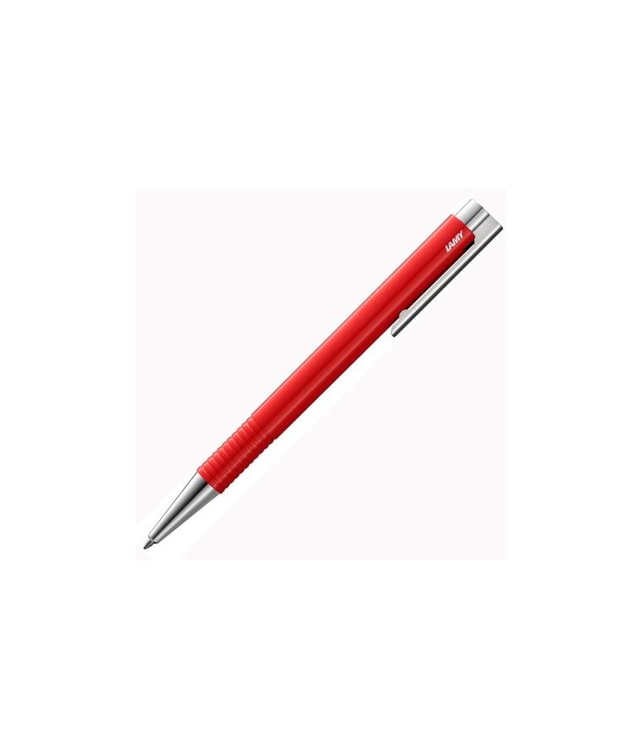 Lamy bolÍgrafo logo m+ red punta b plÁstico rojo y acero pulido - Imagen 1