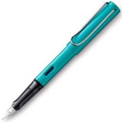 Lamy pluma estilogrÁfica al-star turmaline 023f punta fina tinta azul color turquesa - Imagen 1