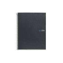Miquelrius cuaderno espiral microperforado 160 hojas 5x5 tapas extraduras a5+ grafito -5u- - Imagen 1