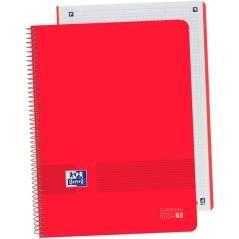 Oxford live&go cuaderno europeanbook 1 espiral 80h 5x5 t/plÁstico a4+ azul rojo -5u- - Imagen 1