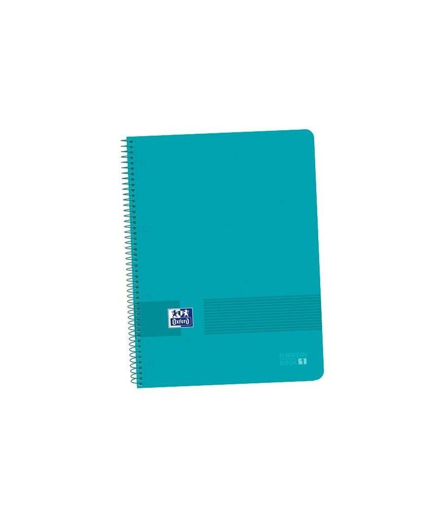 Oxford live&go cuaderno europeanbook 1 espiral 80h 5x5 t/plÁstico a4+ aqua -5u- - Imagen 1