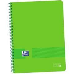 Oxford live&go cuaderno europeanbook 1 espiral 80h 5x5 t/plÁstico a4+ azul verde -5u- - Imagen 1