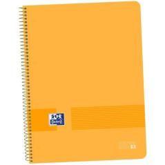 Oxford live&go cuaderno europeanbook 1 espiral 80h 5x5 t/plÁstico a4+ azul melocotÓn -5u- - Imagen 1