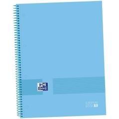 Oxford &you cuaderno europeanbook 1 espiral 80h 5x5 t/extraduras a4+ soft periwinkle blue -5u- - Imagen 1