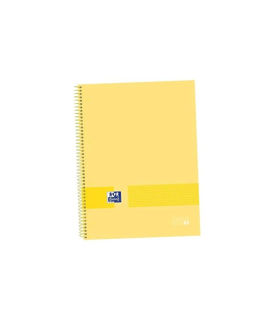 Oxford &you cuaderno europeanbook 1 espiral 80h 5x5 t/extraduras a4+ banana -5u- - Imagen 1